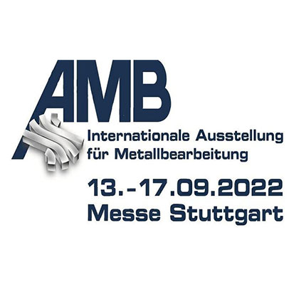 Logo und Datum der ABM Messe 2022 in Stuttgart.